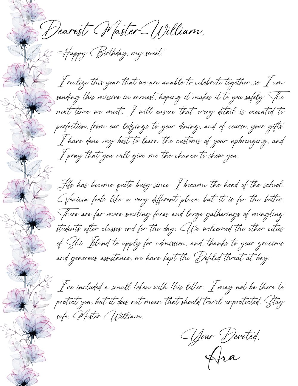 Image of EaC! Personalized Letter