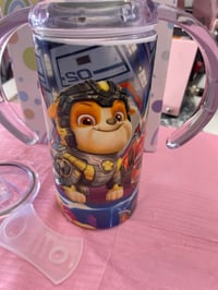Image 2 of TODDLER CUPS  2 CHANGEABLE LIDS