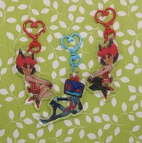 Image 1 of Hellaverse Pin up Keychain