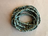 Image 2 of Blue turquoise stretch bracelet