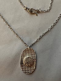 Image 3 of Silver Tic Tac Toe Necklace