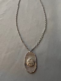 Image 5 of Silver Tic Tac Toe Necklace