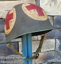 Image 1 of US Army Helmet, 4-Panel Medic. M1 Type Helmet. 