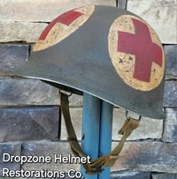 Image 3 of US Army Helmet, 4-Panel Medic. M1 Type Helmet. 