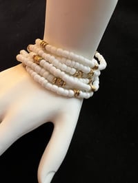 Image 1 of Multi strand white Bracelet