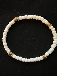 Image 5 of Multi strand white Bracelet