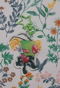 Invader Zim Keychain