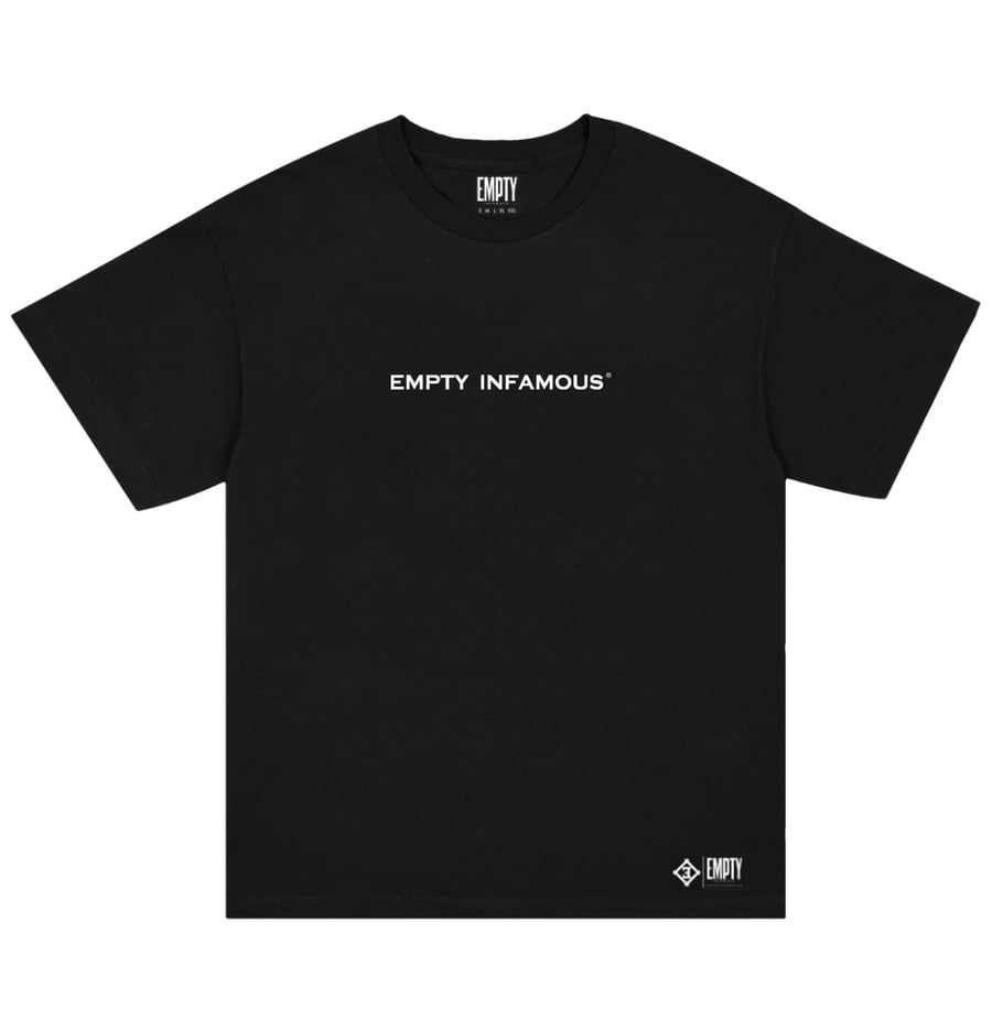 Image of Empty Running Black Tshirt