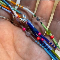 Image 2 of Rainbow evil eye bracelet