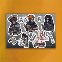 [THE LOCKED TOMB] - Gideon the Ninth sticker sheet
