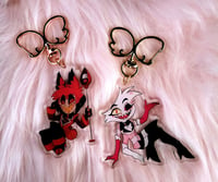 Image 1 of Hazbin Hotel Keychain