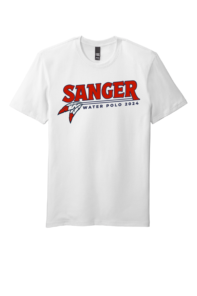 Image of Sanger Water Polo White Tee