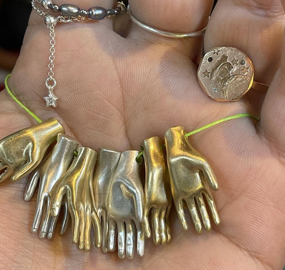 Image of hand necklace