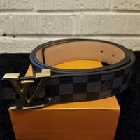 Image 1 of Gucci Belt Black Checkered