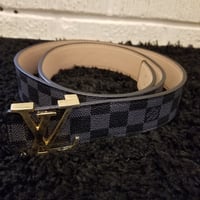 Image 3 of Gucci Belt Black Checkered