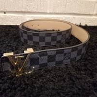 Image 4 of Gucci Belt Black Checkered