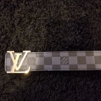 Image 7 of Gucci Belt Black Checkered