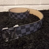 Image 4 of LV Belt Black Checkered 2024