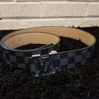 Image 5 of LV Belt Black Checkered 2024