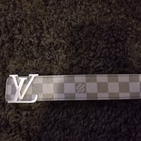 Image 7 of LV Belt Black Checkered 2024