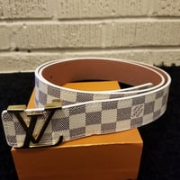 Image 1 of LV Belt White 2024