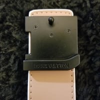 Image 8 of LV Belt Big Size Cream Checker 2024