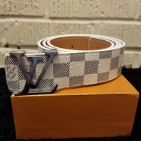 Image 1 of LV Belt Cream Checker