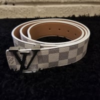 Image 3 of LV Belt Cream Checker