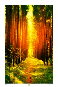 Image 1 of BEWARE THE FOREST(36X24)