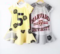 Image 4 of harvard university 5T courtneycourtney short sleeve twirl dress pocket STEM school varsity