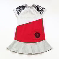Image 2 of harvard university 5T courtneycourtney short sleeve twirl dress pocket STEM school varsity