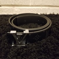 Image 3 of LV Belt Black LV Logo 2024