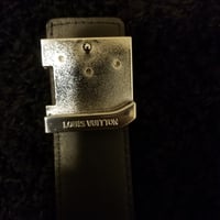 Image 8 of LV Belt Black LV Logo 2024