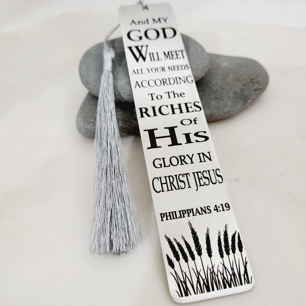Image of Philippians 4:19 bookmark -  And my God will meet all your needs according to the riches 