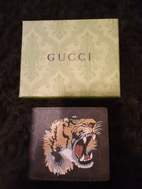 Image 1 of Gucci Wallet Black Tiger