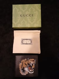 Image 2 of Gucci Wallet Black Tiger