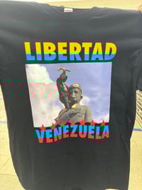 Image 1 of Libertad Venezuela Adult Crewneck T-Shirt