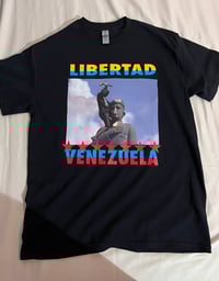 Image 3 of Libertad Venezuela Adult Crewneck T-Shirt