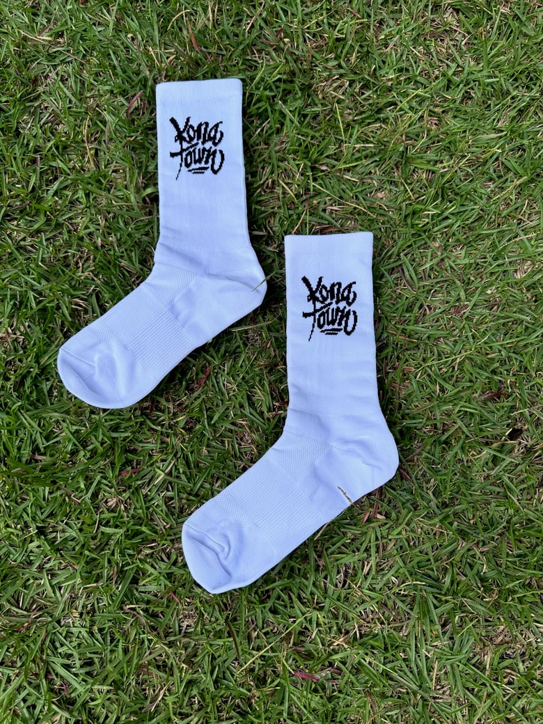 Image of WHITE SOCKS OG LOGO