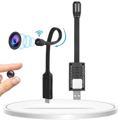 USB Mini WiFi Wireless Camera 1080P HD Security Camera with Cloud Storage for Home Surveillance