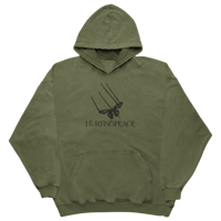 BUTTERFLY OLIVE HOODIE