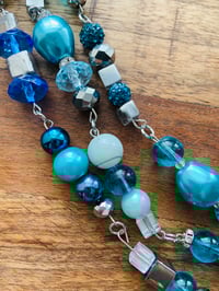 Image 4 of Hues of Crystal Blue Necklace
