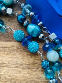Image 5 of Hues of Crystal Blue Necklace