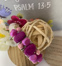 Image 3 of Fuchsia Cuff Bracelet 