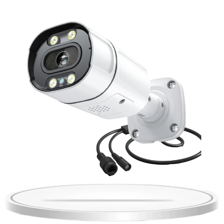 8MP 4K IP Bullet Camera Night Vision CCTV Dual Light Smart AI Motion Detection Security Cam