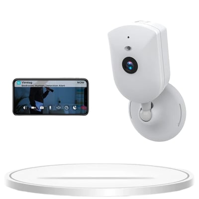 6MP Indoor Security WIFI Camera - IP 2-Way Audio, HD Night Vision, AI Human Detect