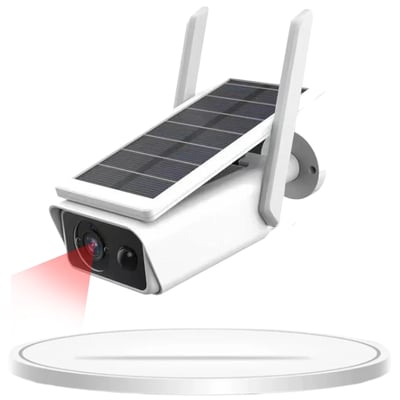 Solar Camera Wireless 3MP Battery Powered WiFi IP Cameras Outdoor 8W Surveillance Waterproof CCTV