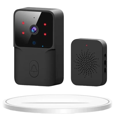 WiFi Doorbell Home Tuya WiFi Wireless Doorbell DC AC Battery Powered Camera Bell with Alexa G
