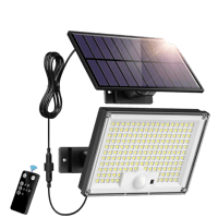 172LED Solar Light Outdoor Waterproof Motion Sensor Floodlight with Remote Control