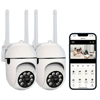 1080p HD Wireless Security Camera - Full Color Night Vision, Indoor/Outdoor, 2-Way Audio